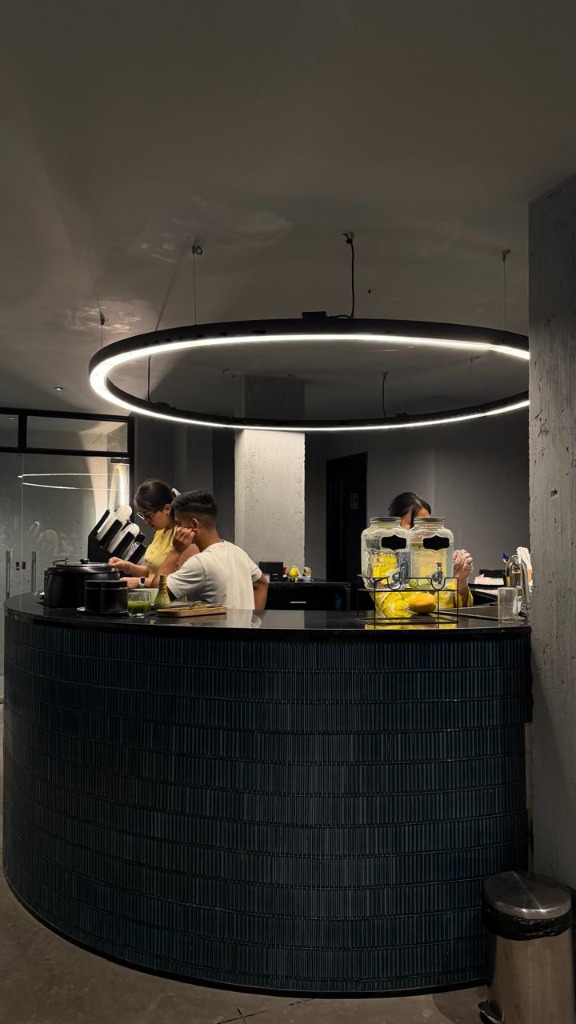 Bar with people