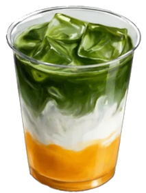 Mango Matcha Latte