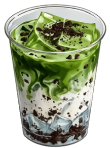 Oreo Matcha Latte