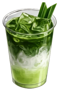 Pandan Matcha Latte