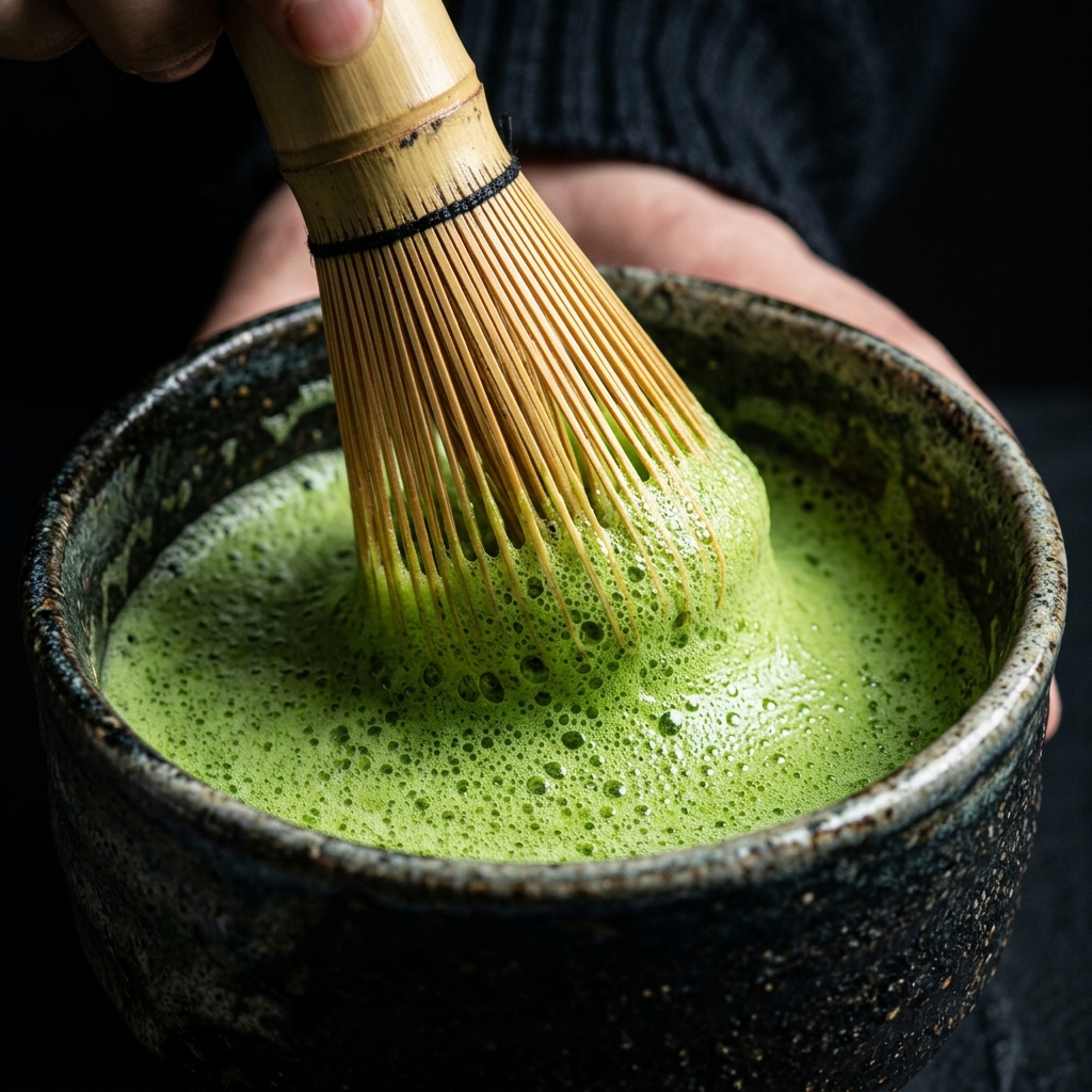 Matcha Whisking